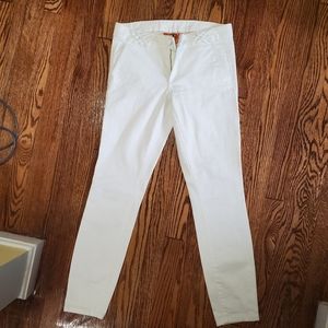 Tory Burch white skinny jeans size 27